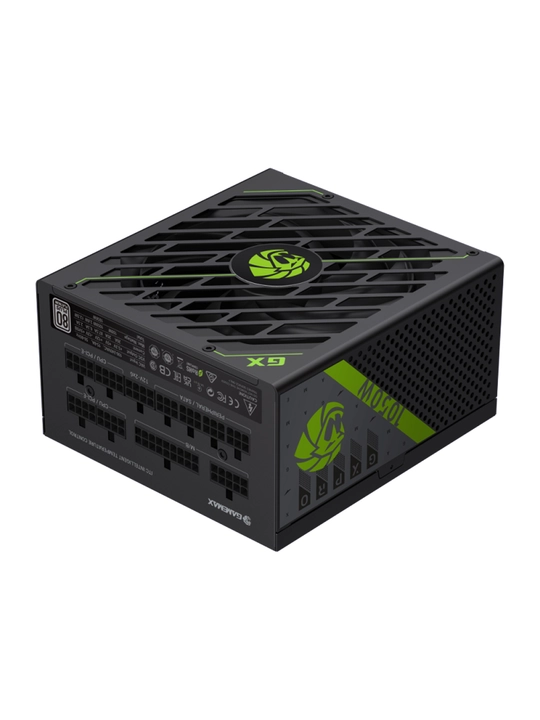 Блок питания GameMax GX-1050 PRO 1050W, 80+ Platinum, ATX 3.1, PCIe 5.1, кабель 12V-2x6
