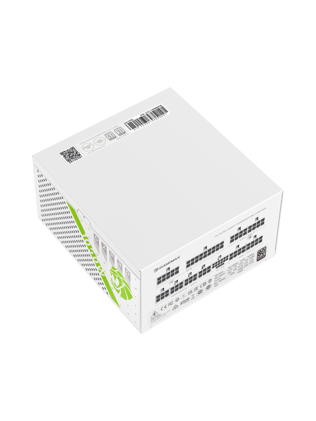 Блок питания GameMax GX-1050 PRO 1050W, 80+ Platinum, ATX 3.1, PCIe 5.1, кабель 12V-2x6