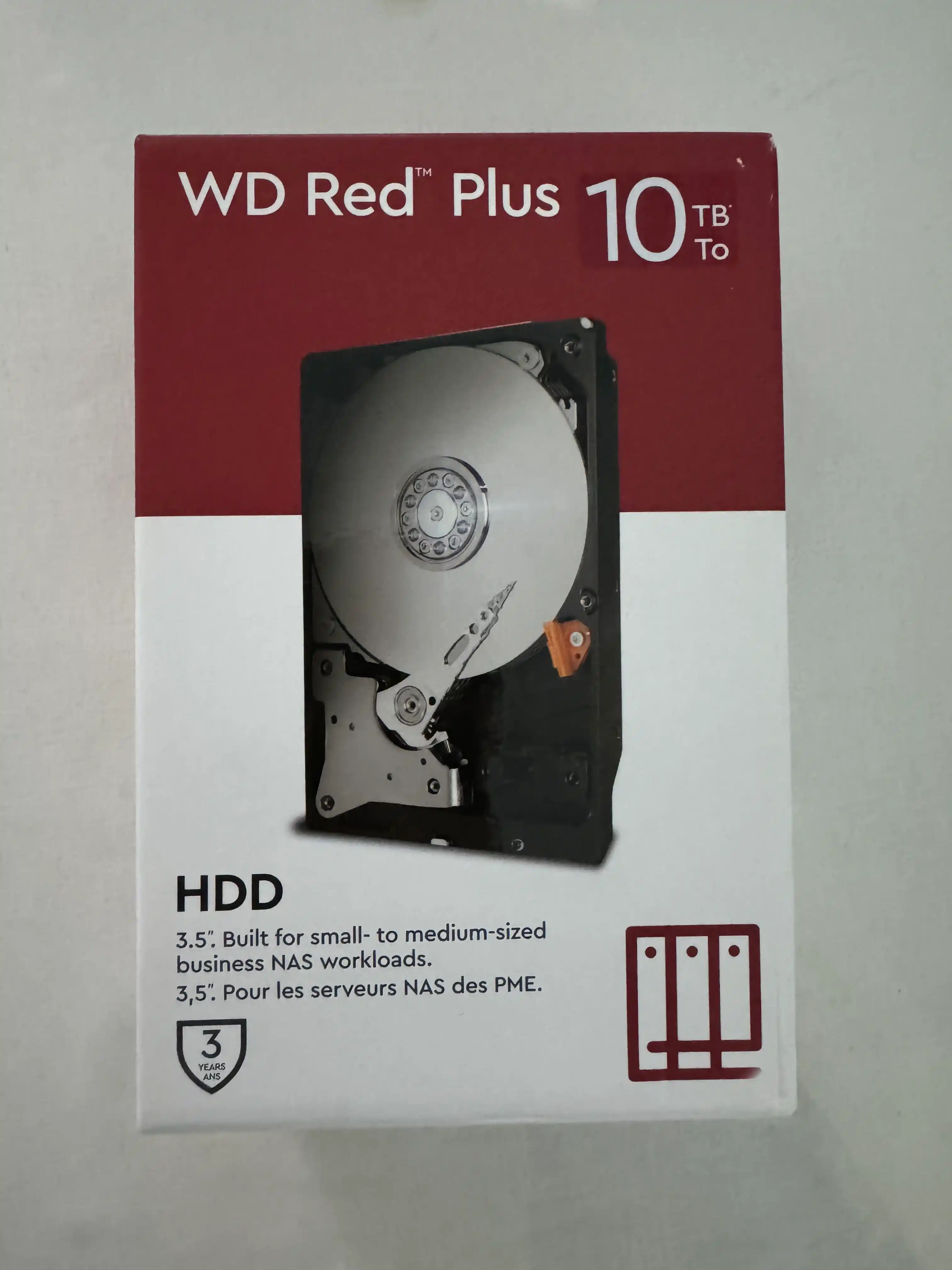 Жесткий диск WD Red Plus 4TB, 8TB, 10TB, 12TB - 3.5"  SATA 6Gb/s, для NAS BOX