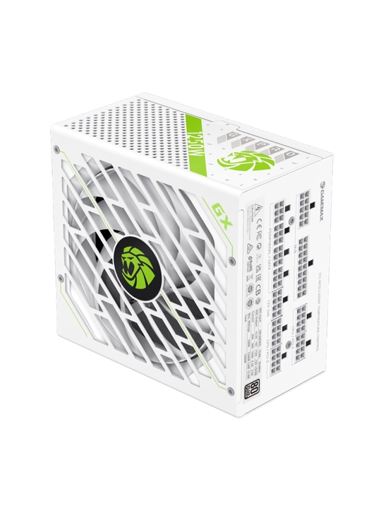 Блок питания GameMax GX-1250 PRO 1250W, 80+ Platinum, ATX 3.1, PCIe 5.1, кабель 12V-2x6
