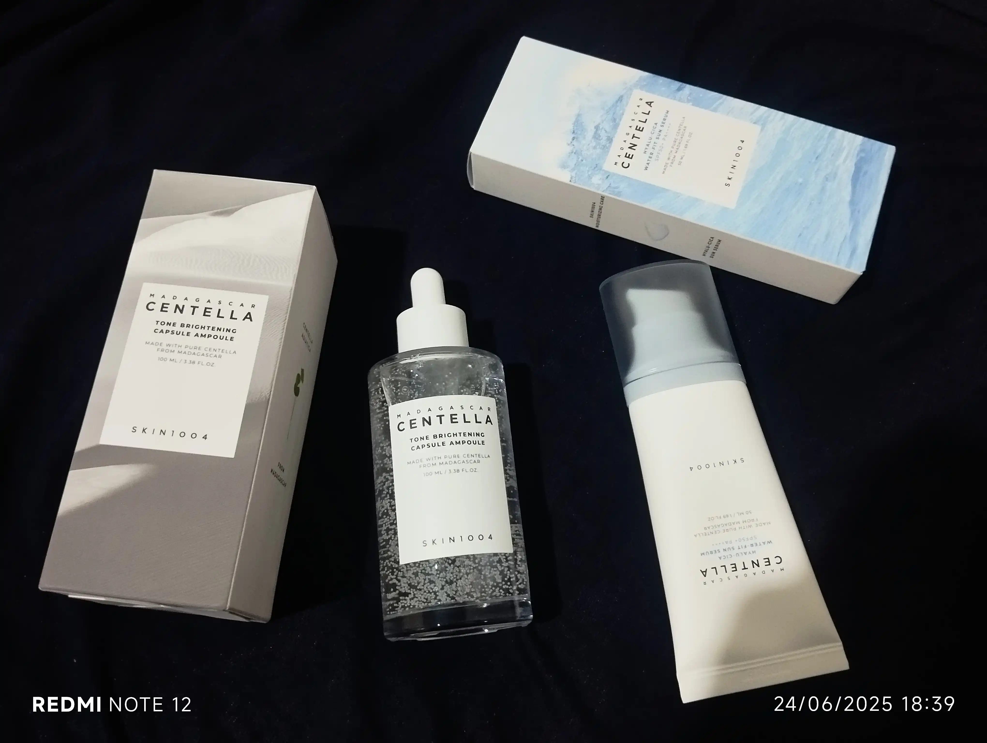 Quyoshdan himoyalovchi SKIN1004 Centella Hyalu-Cica Water-Fit Sun Serum SPF50+ PA++++