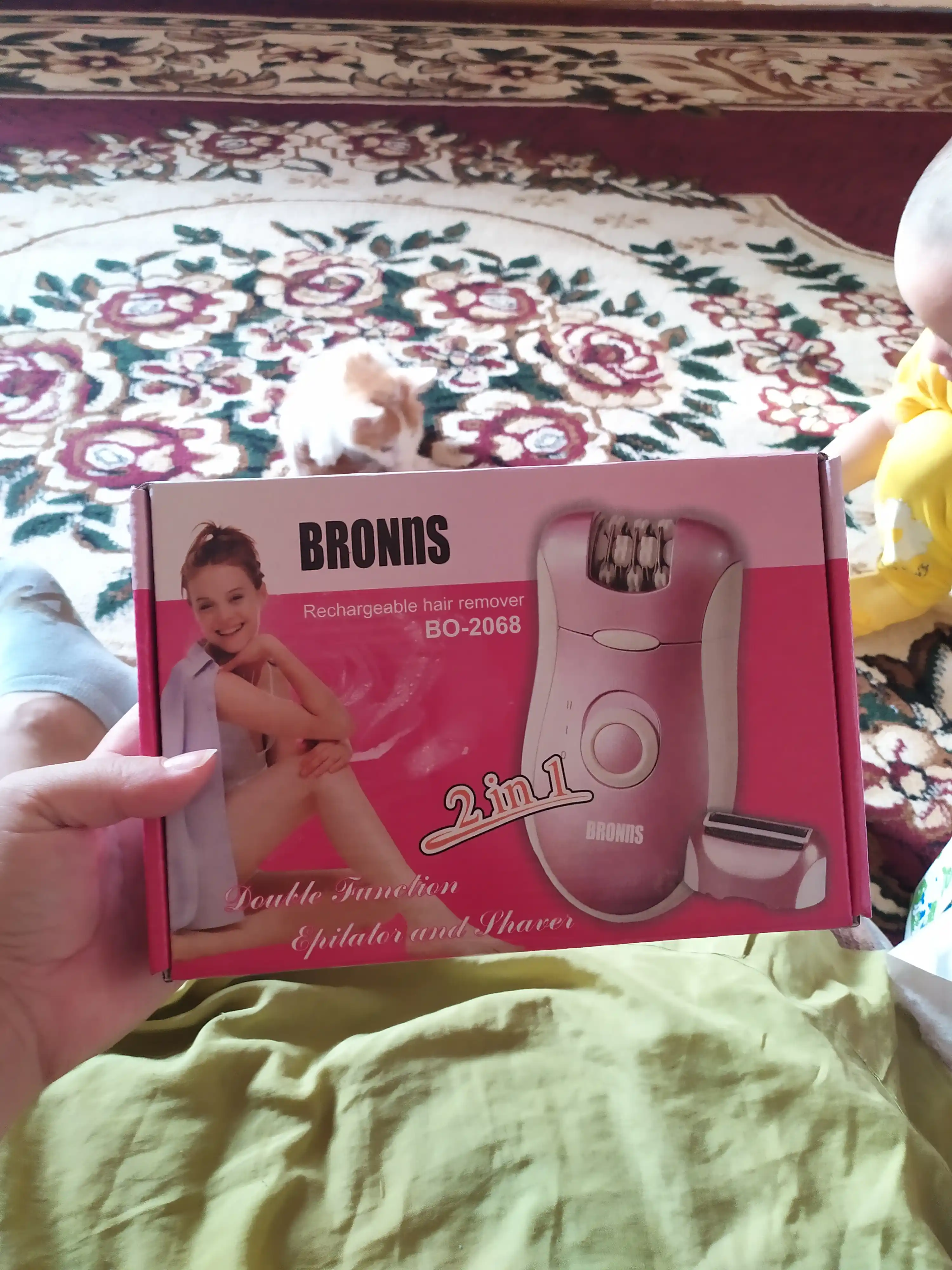 Эпилятор Brown BR -2068, 2 в 1
