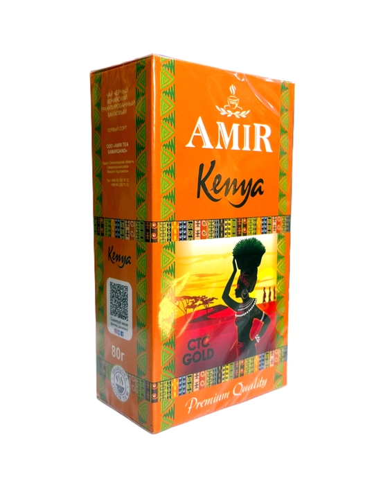 Amir qora choy Keniya, granulalangan, 80 gr - 