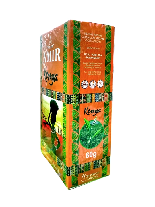 Amir qora choy Keniya, granulalangan, 80 gr