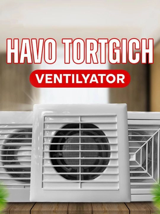 Ovozsiz havo tortuvchi ventelyator JA Evro