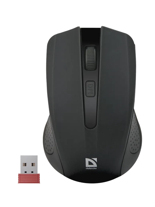 Defender Accura MM-935 - 1600 DPI gacha Soft Touch qoplamali simsiz sichqoncha - 