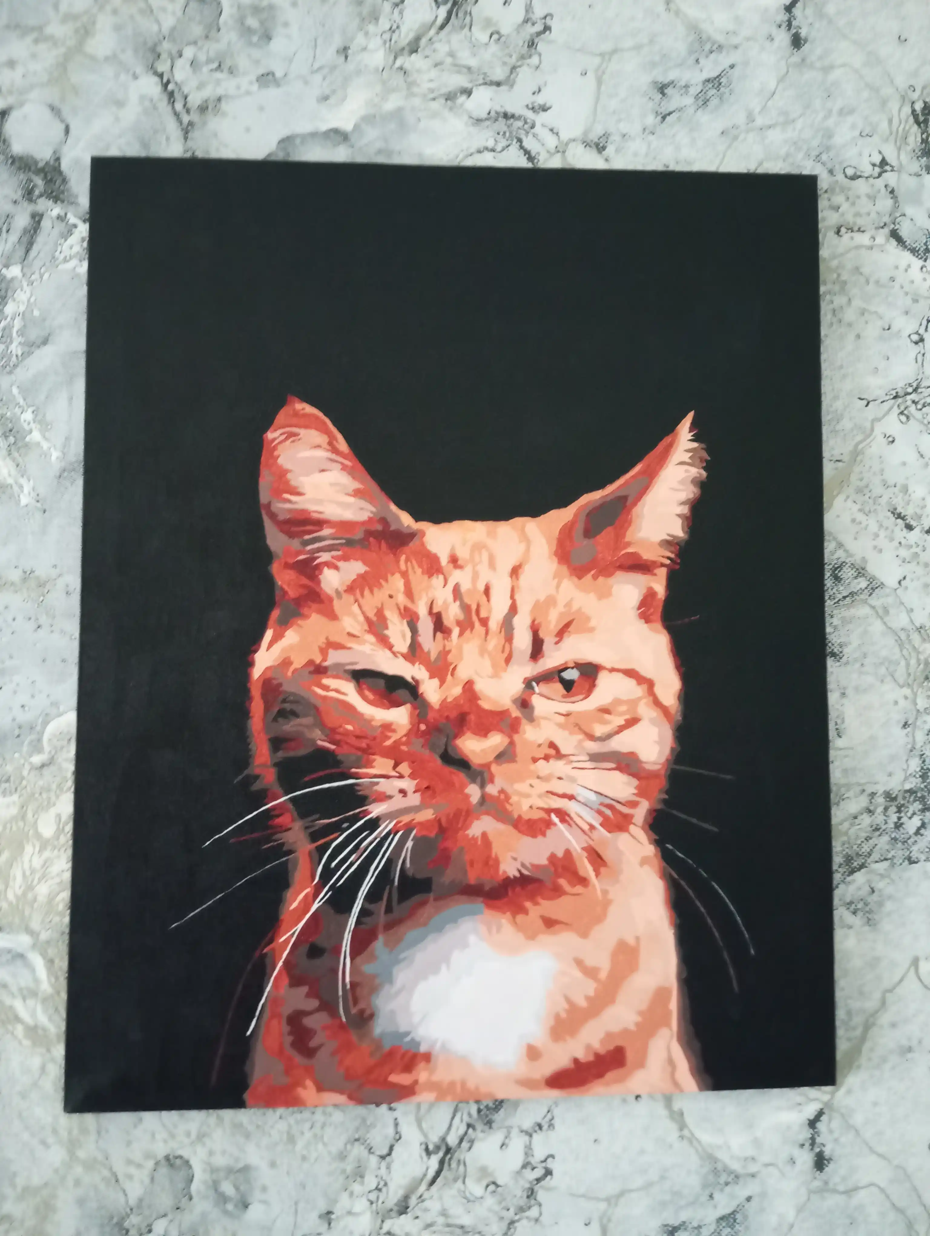 Картина рисование по номерам ARTERY "Котики", раскраска на холсте, 40 * 50 см