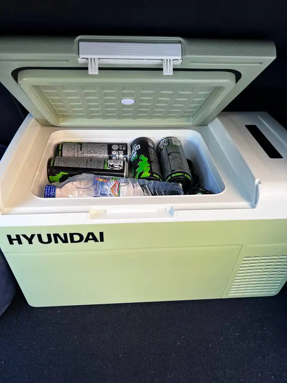 HYUNDAI avto muzlatgich, moshinaga sovutgich, avtomobil uchun xolodilnik