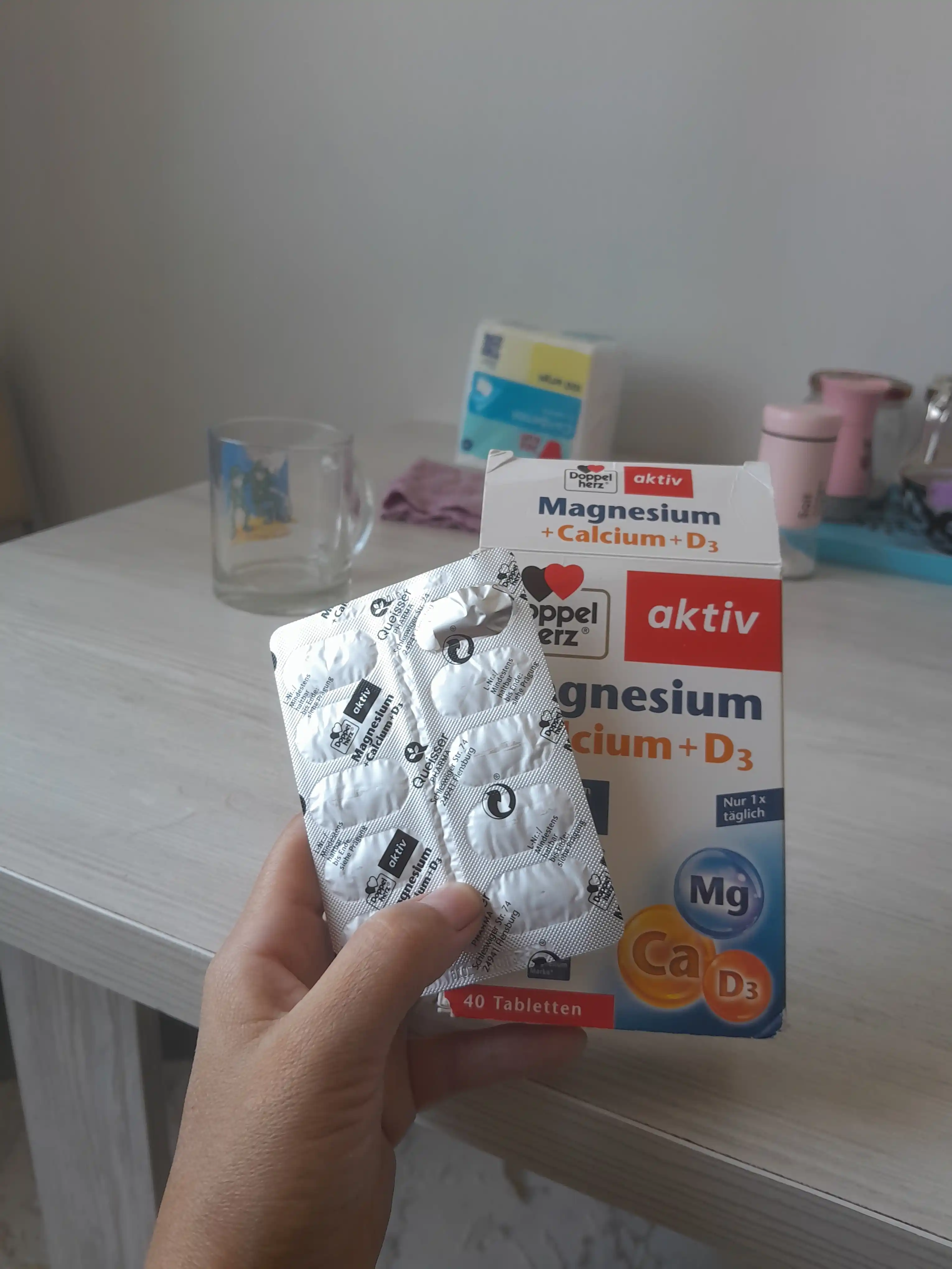 Доппельгерц Актив Магний + Кальций + Д3 таблетки №40