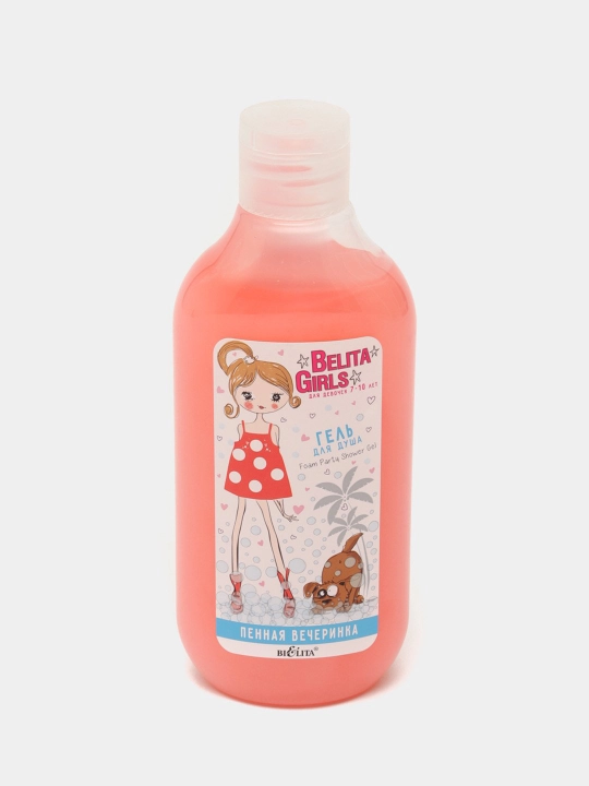 Qizlar uchun Belita Girls "Ko‘pikli ziyofat" dush geli 300ml, Belita - 