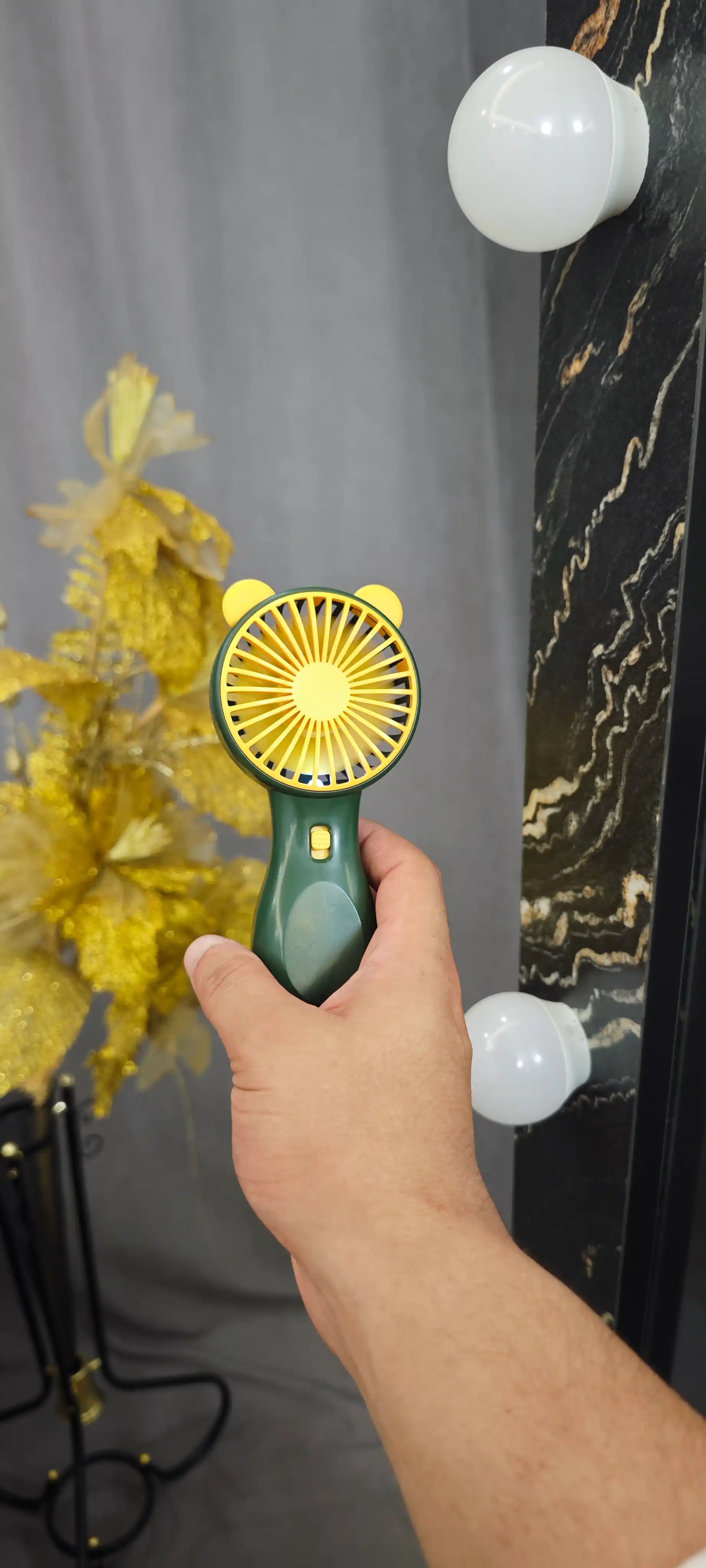 Mini ventilator, stol ustiga qo'ysa bo'ladigan, USB, portativli, ixcham vintilator