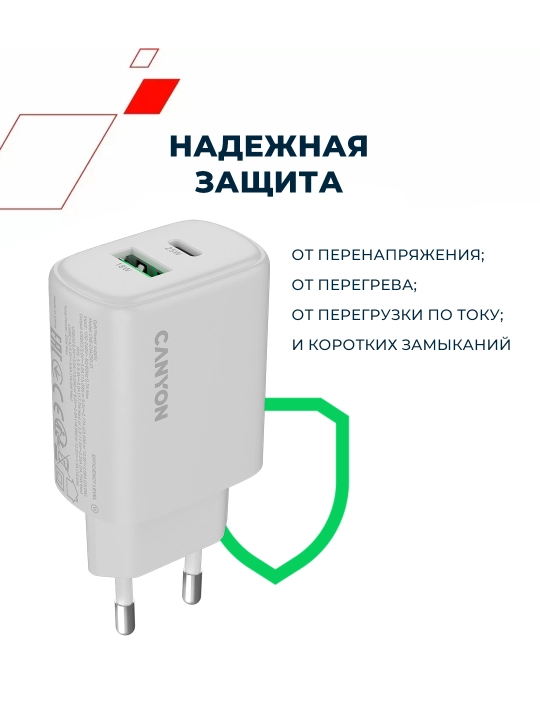 Iphone uchun universal zaryadlash qurilmasi, 20 Vt adapter, ikkita type-c va USB-A portli