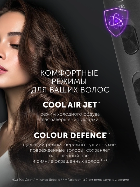 Фен для волос Polaris PHD 2044Ti Quattro Ionic профессиональный