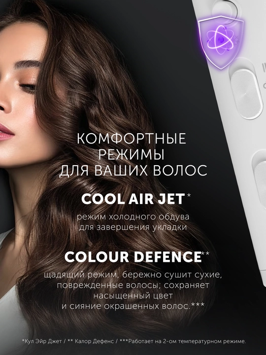 Фен для волос Polaris PHD 2044Ti Quattro Ionic профессиональный