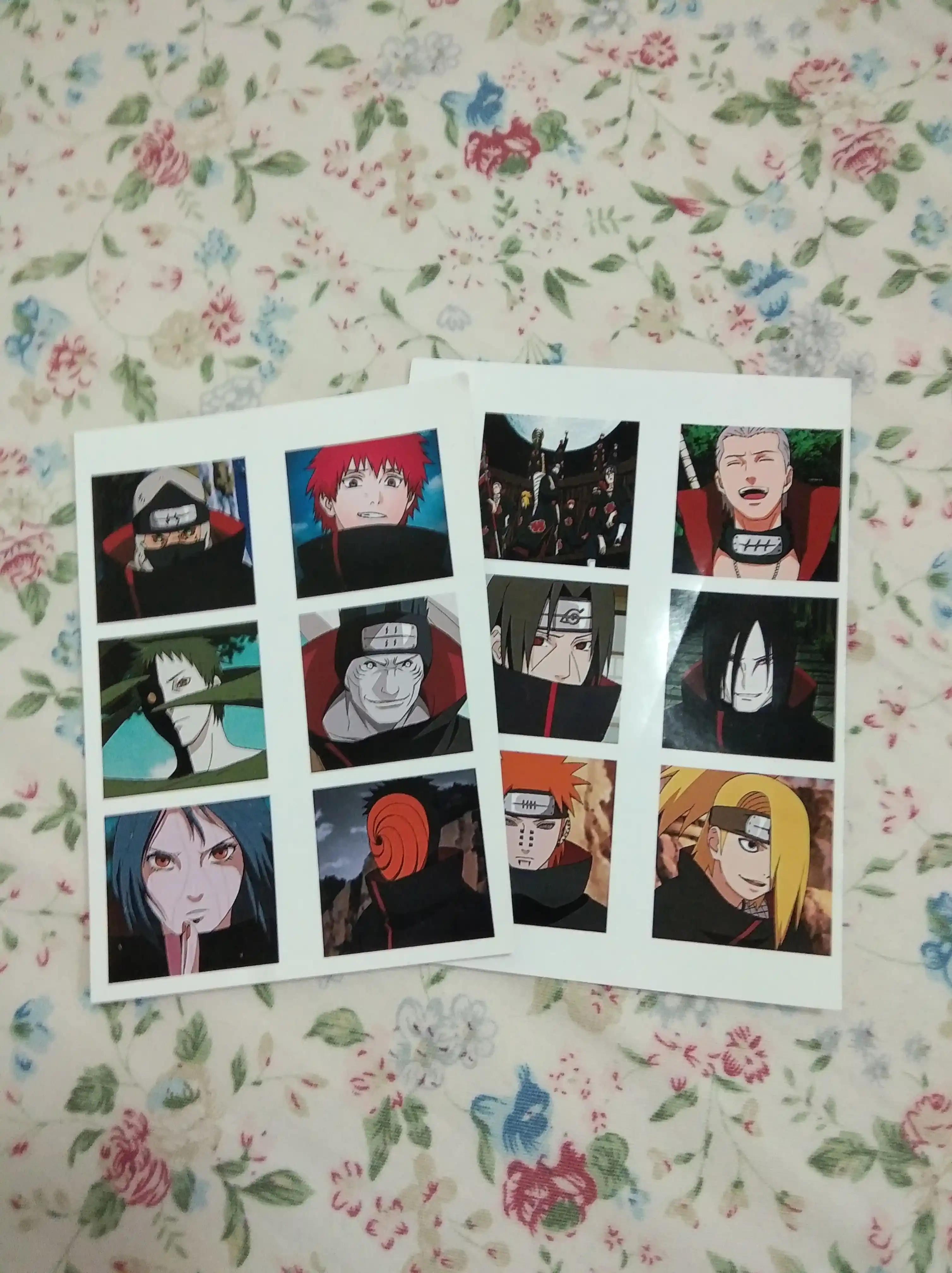 Наклейки Bleach, Jujutsu Kaisen, Naruto, Demon Slayer anime, 12 шт