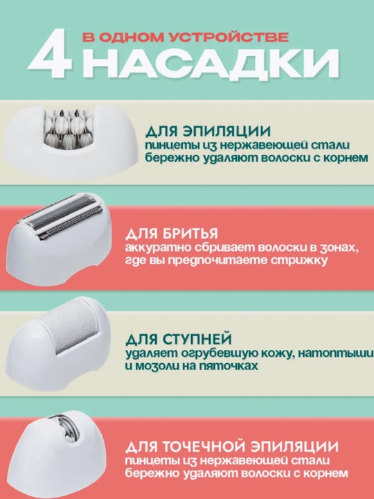 Эпилятор VGR для женщин, депиляция, эпилятор для тела VGR, профессиональный