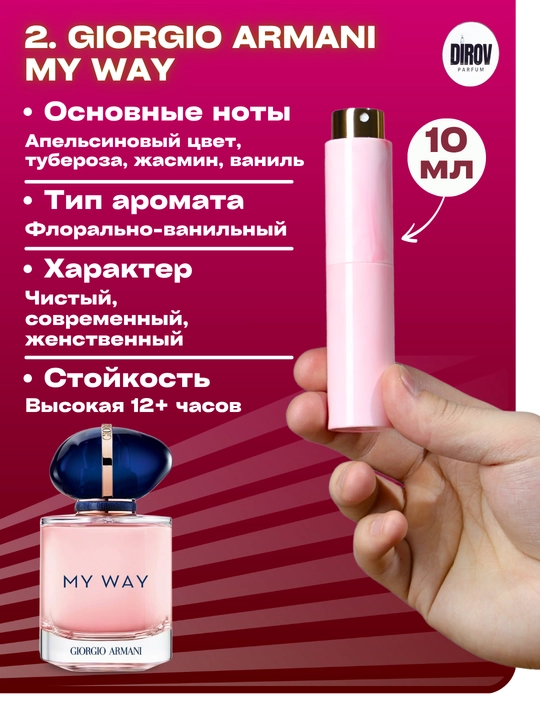 Подарочный набор из 3 женских ароматов, 10 мл в флаконе