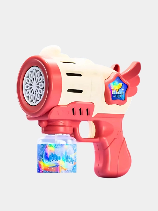 Sovun pufaklari generatori bolalar uchun, batareyali BUBBLE GUN