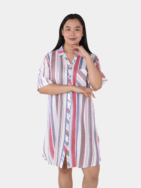 Ayollar uchun keng kesimli ko‘ylak, universal