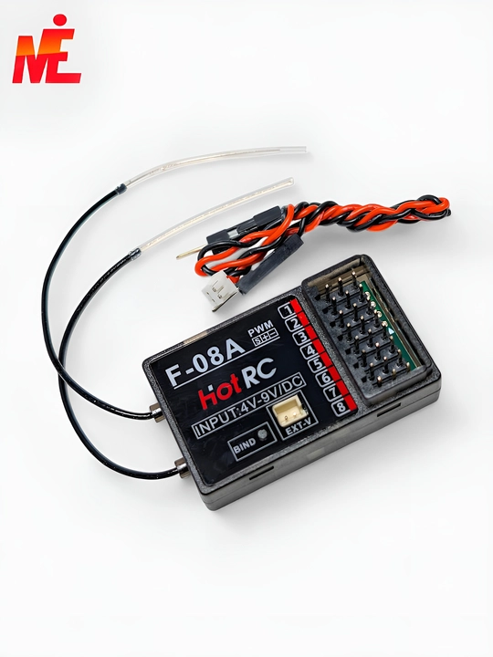 Hotrc HT-8A + HT-6A — 8-канальный радиопередатчик и приёмник 2,4 ГГц