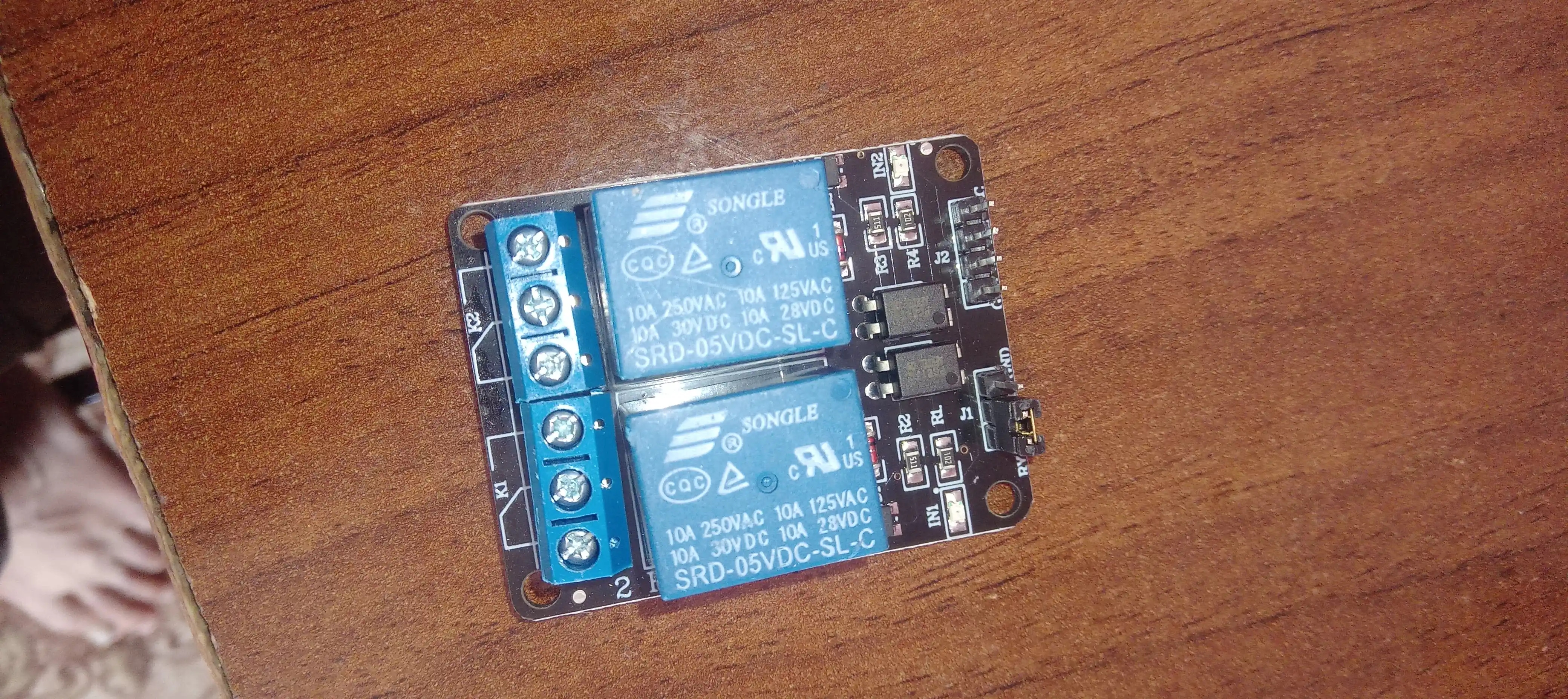Rele moduli 1/2/3/4 kanal 5V 250V/10А