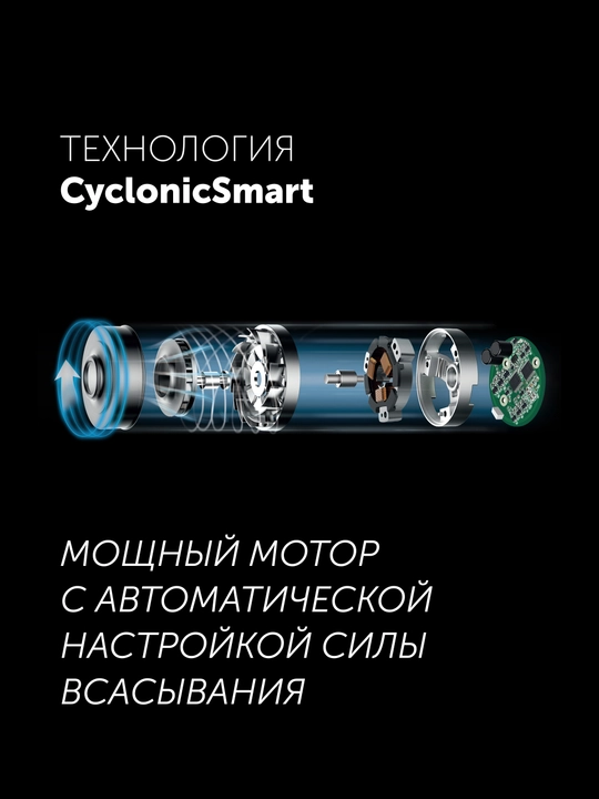 Пылесос портативный Polaris PVCS 4060 CyclonicSmart Graphite
