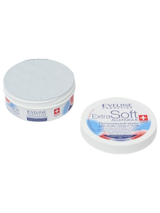 EVELINE COSMETICS EXTRA SOFT ALLERGIQUE, SOS, BIO, NOURISHING крем для лица и тела, 200 мл