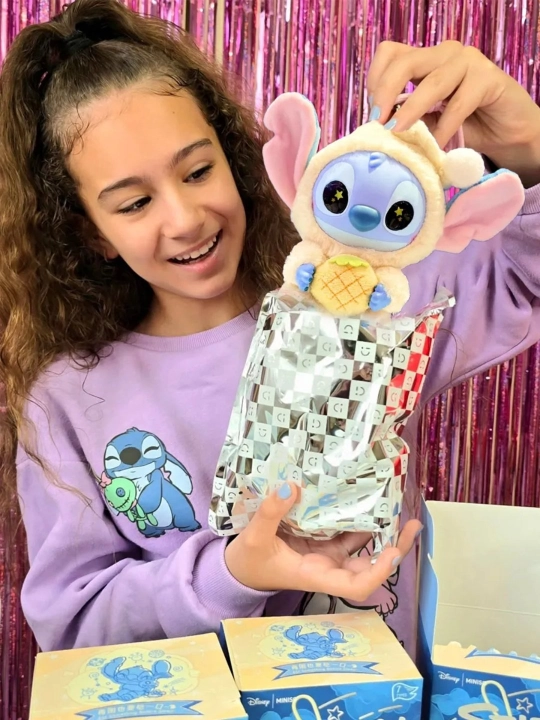 POP MART Labubu The Monsters o‘yinchoq-brelok,1 dona,tasodifiy rang, STICH o‘yinchoq brelok