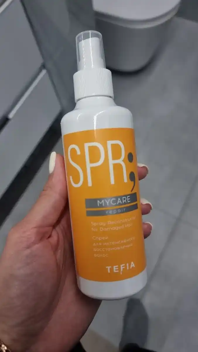 Sprey TEFIA MY CARE soch turmaklash uchun, 250 ml, keratin bilan, namlantiradi va tiklaydi