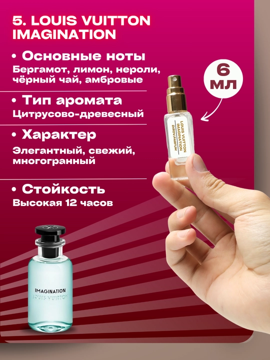 Sovga uchun ayollar parfyum to'plami, 5 ta, 6 ml flakonlarda