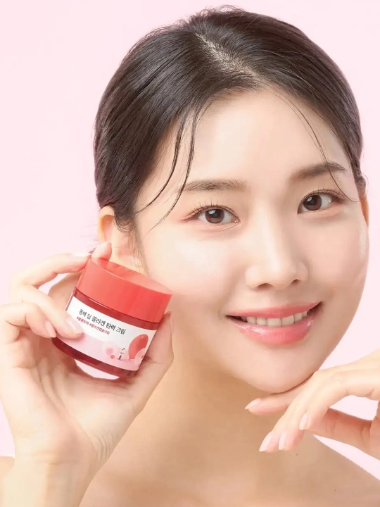 Крем для лица с экстрактом камелии Round Lab Camellia Deep Collagen Firming Cream