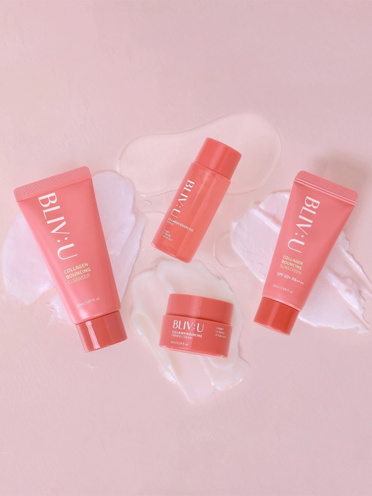 Набор с коллагеном для лица BLIV:U Collagen Bouncing Trial Kit