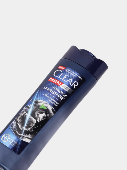 Шампунь для волос Clear Men, глубокое очищение, 380 мл