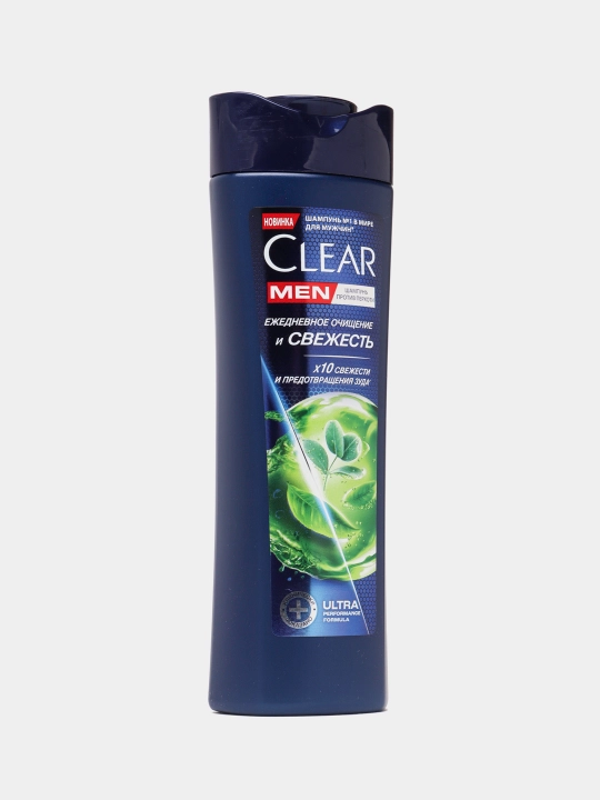 Шампунь для волос Clear Men, ежедневное очищение и свежесть, 380 мл