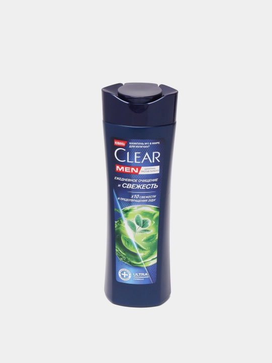 Шампунь для волос Clear Men, ежедневное очищение и свежесть, 380 мл - 