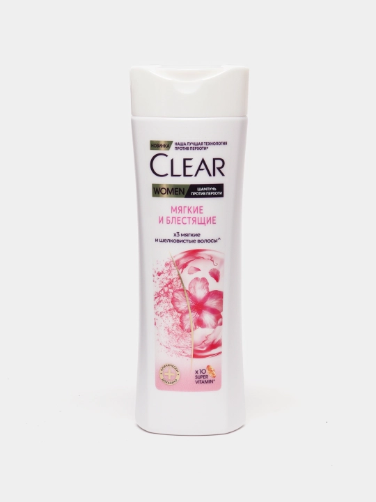 CLEAR WOMEN "Glinoterapiya" shampuni, toza va yumshoq sochlar, qazg‘oqqa qarshi, 180 ml - 