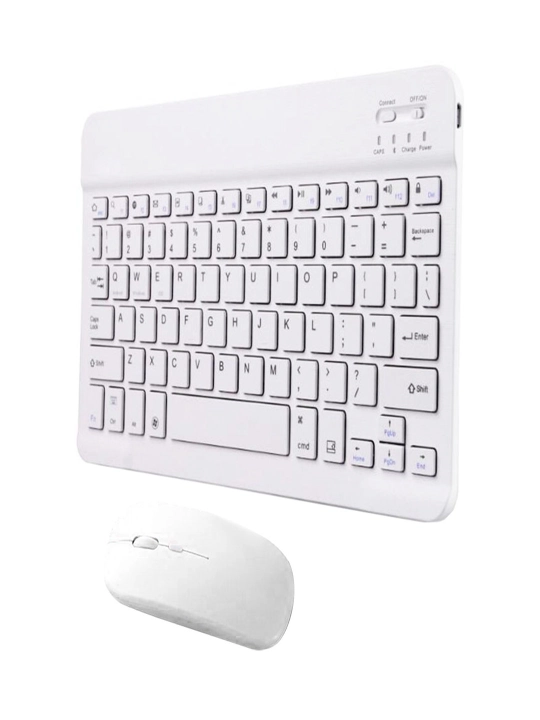 Ultra-yupqa simsiz Bluetooth klaviatura va sichqoncha to'plami 