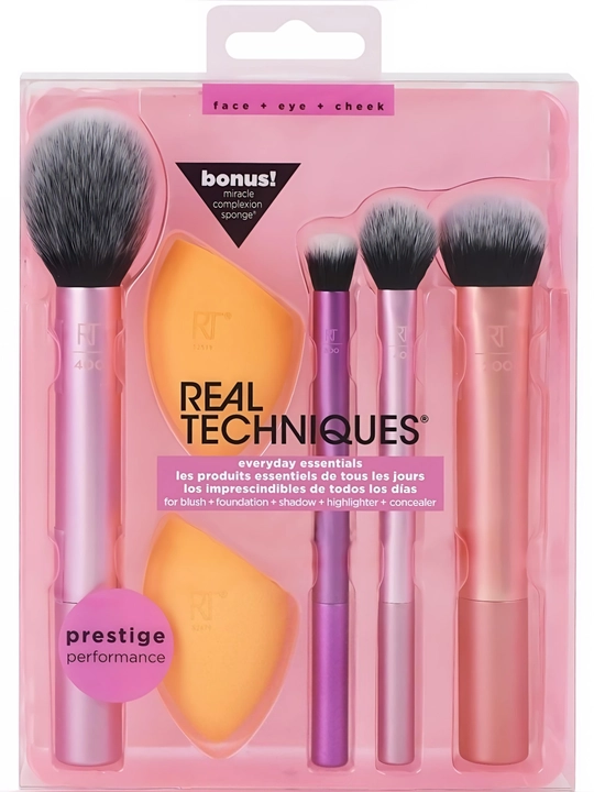 Makiyaj cho'tkasi to'plami Everyday Essentials, 6 dona