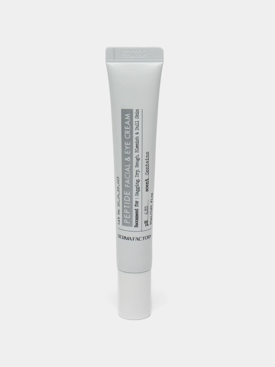 Лифтинг крем для век и лица с пептидами Derma Factory Peptide Eye Cream 
