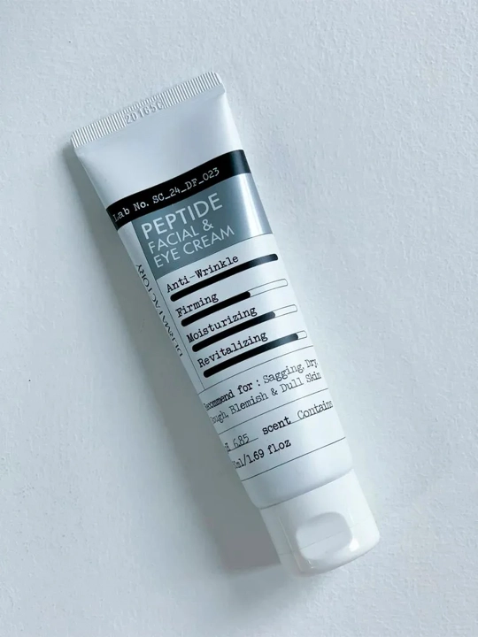 Лифтинг крем для век и лица с пептидами Derma Factory Peptide Eye Cream 
