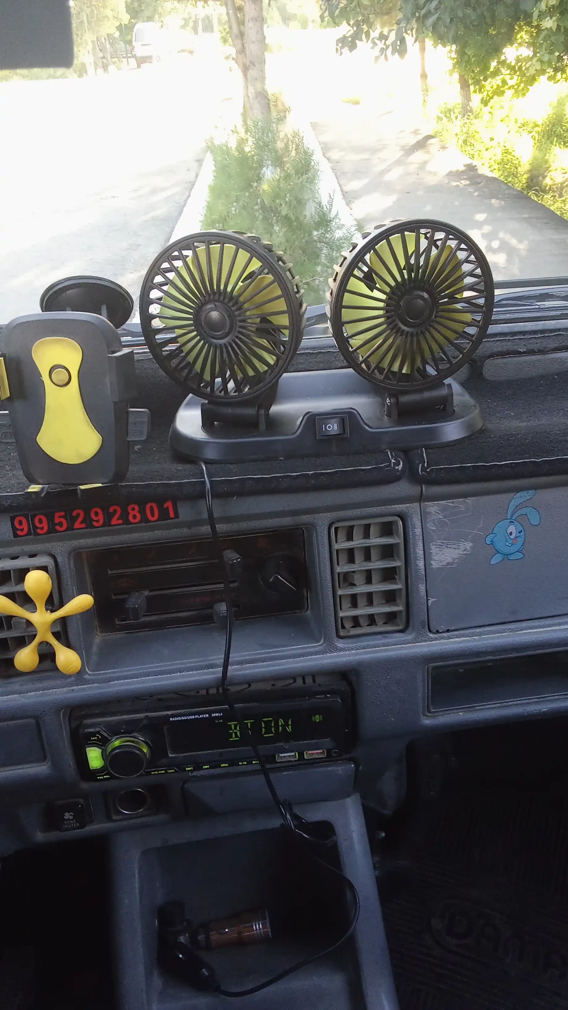Вентилятор салона автомобиля, прикуриватель, 12 В