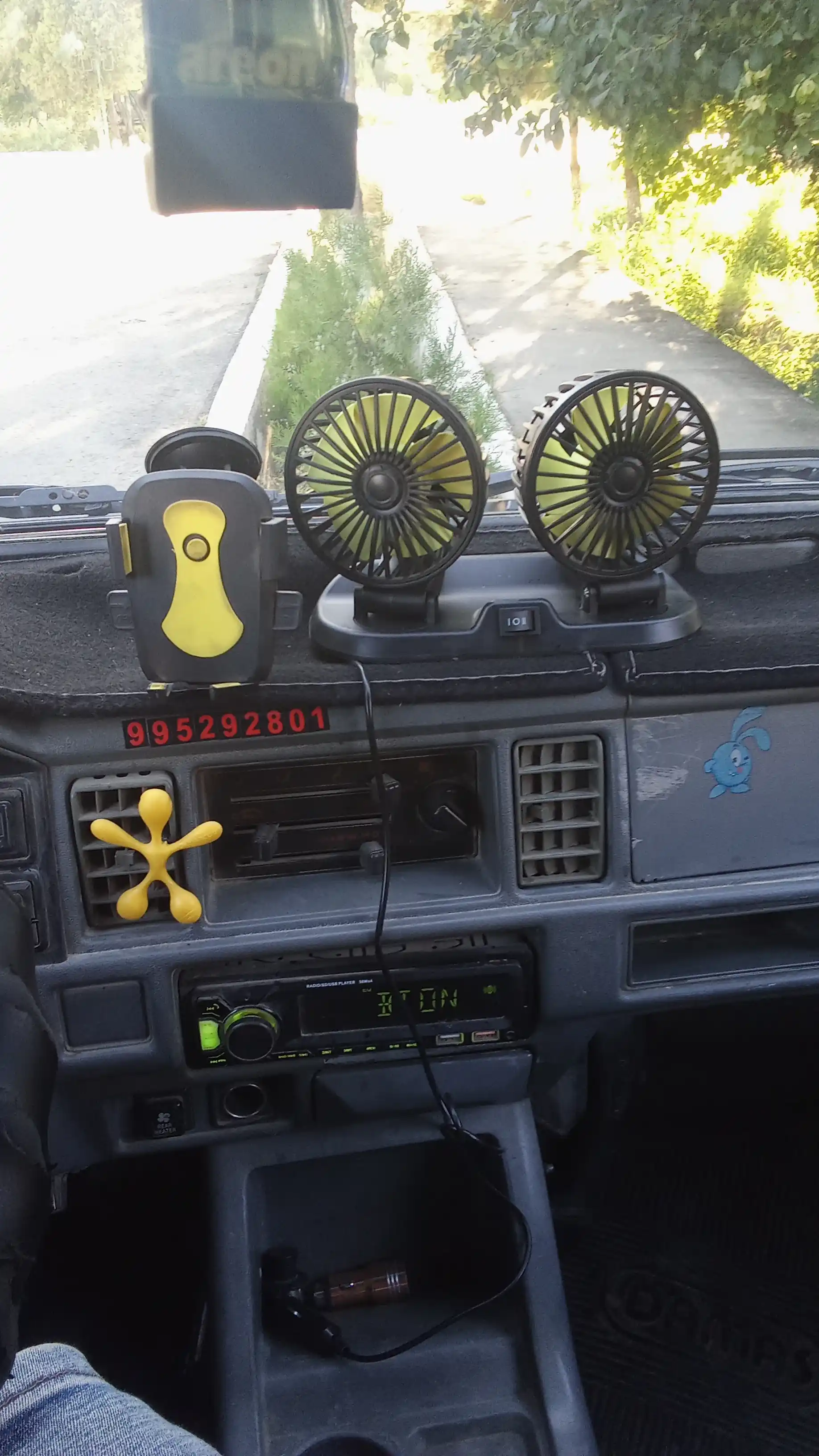 Вентилятор салона автомобиля, прикуриватель, 12 В