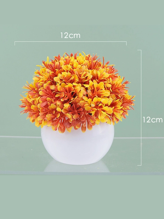 Kashpoda sun'iy gullar, dekorativ