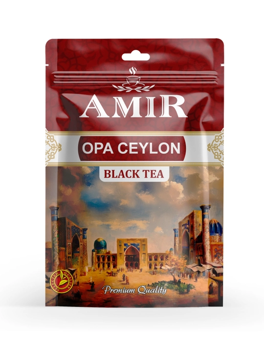 Amir Tea Qora choy Seylon oliy navli Opa Seylon 150 gr - 