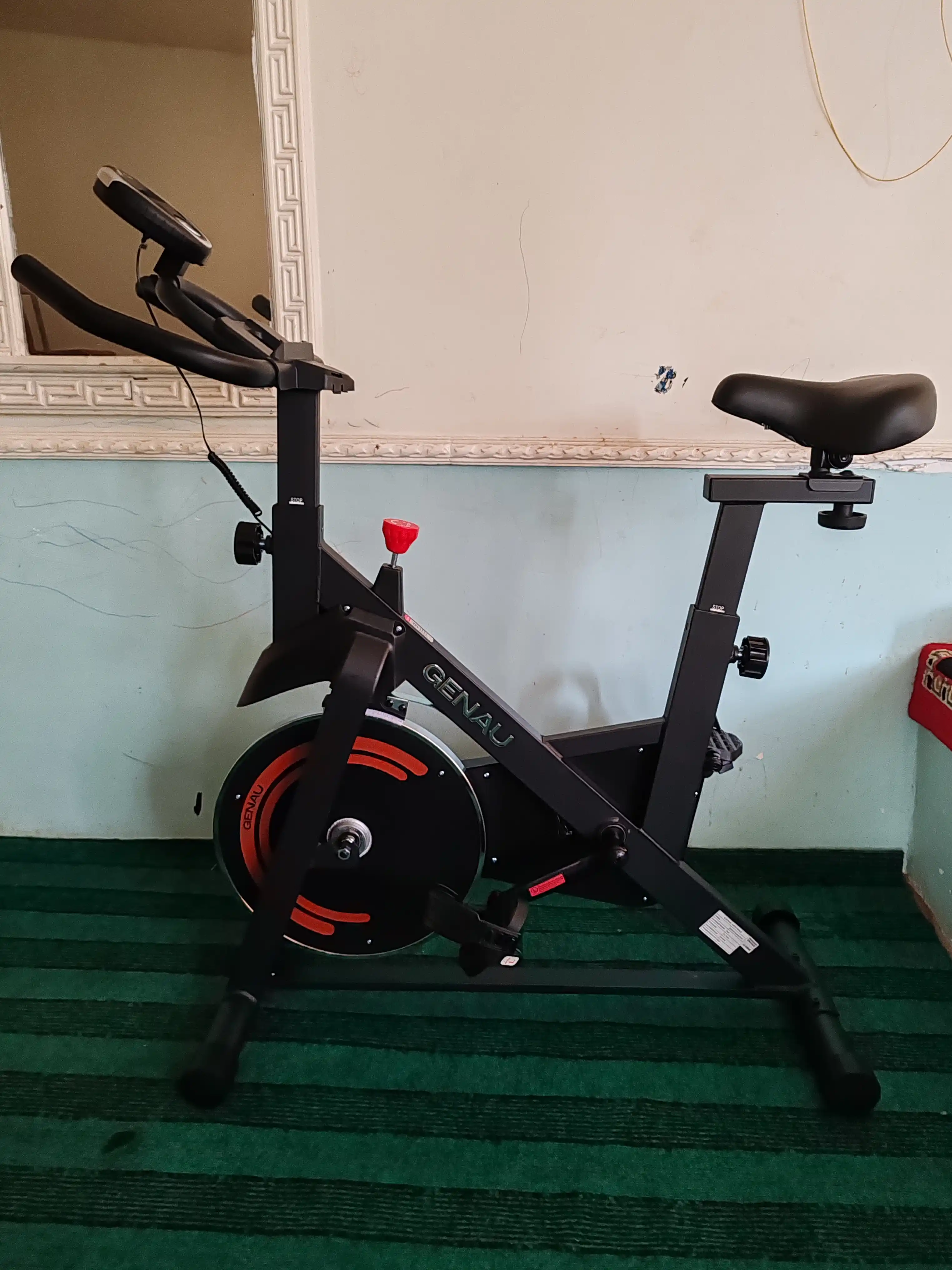Велотренажер Genau Spin Bike W101, маховик 8 кг, максимальный вес 120 кг *SB1-05A