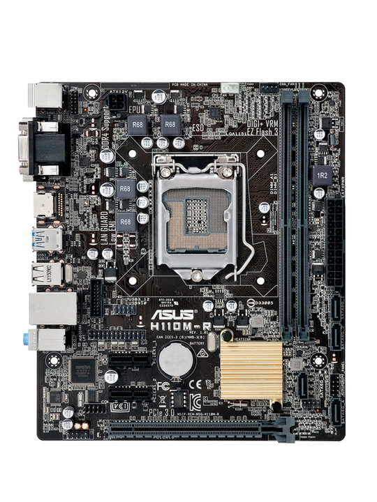 6-7-avlod OEM intel protsessorlari uchun H110M DDR4 1151 asosiy platasi