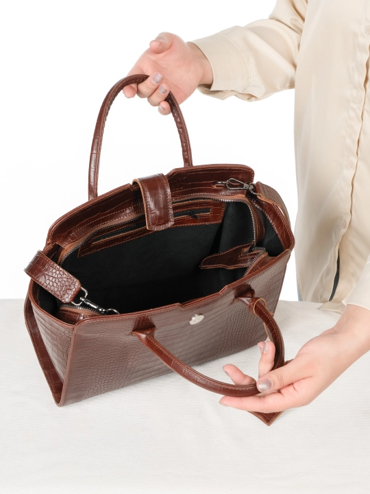 Ayollar sumkasi tabiiy charmdan Black Gator