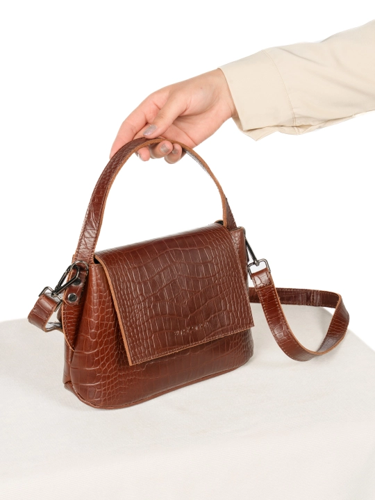 Ayollar sumkasi tabiiy charmdan Black Gator