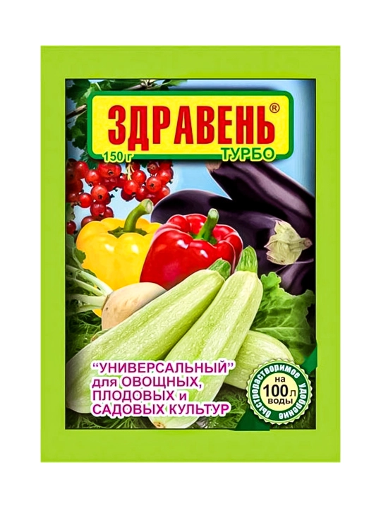 Sabzavot, meva va bog‘ ekinlari uchun "Zdraven" universal mineral o‘g‘iti, 150 gr