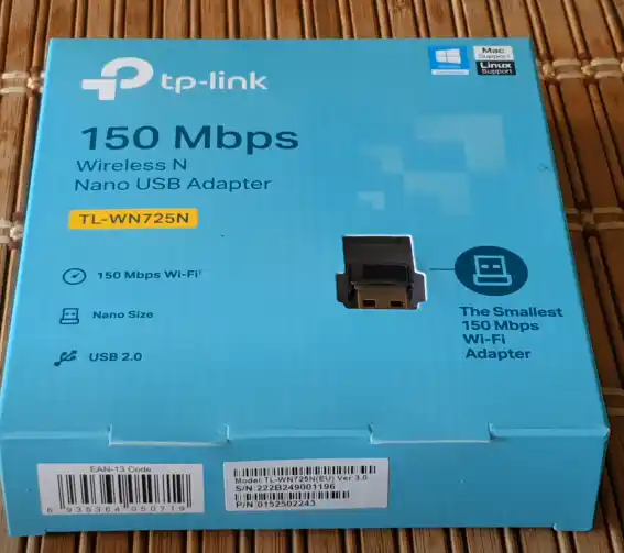Адаптер приёмник Wi-Fi TP-Link TL-WN725N